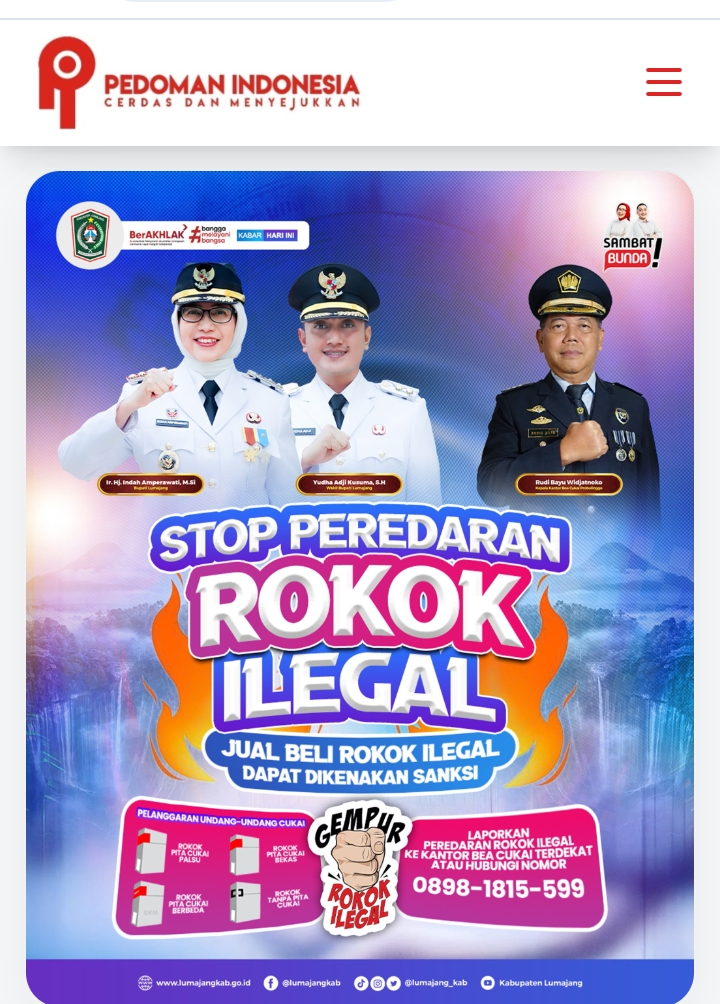 Pemkab Lumajang Gencar Perangi Peredaran Rokok Ilegal