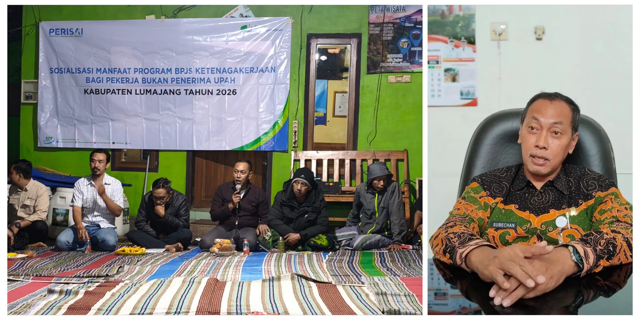 Dukungan DBHCHT Berupa Pendaftaran BPJS Gratis Untuk Pekerja Bukan Penerima Upah